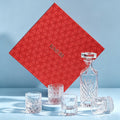 Custom European Engraved Glass Wine Set Gift Box