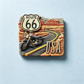 Custom American Route 66 3D Resin Fridge Magnet