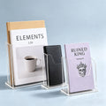 Custom Minimalist Clear Acrylic File & Magazine Organizer Stand