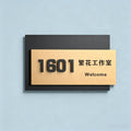 Custom Dual-Layer Bi-Color 3D Door Nameplate