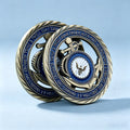 Custom American Navy Anchor Hollow Rotatable Commemorative Challenge Coin