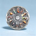 Custom Zodiac Astrolabe Vintage Relief Commemorative Challenge Coin
