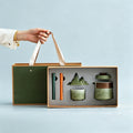 Custom Qianli Jiangshan New Chinese Style Quick Tea Set Gift Box